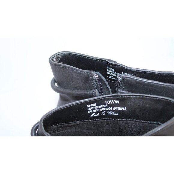 Bella Vita Women's Diaz Bootie Ankle Boot 10WW Black Kidsuede Leather Block Heel - Picture 7 of 10